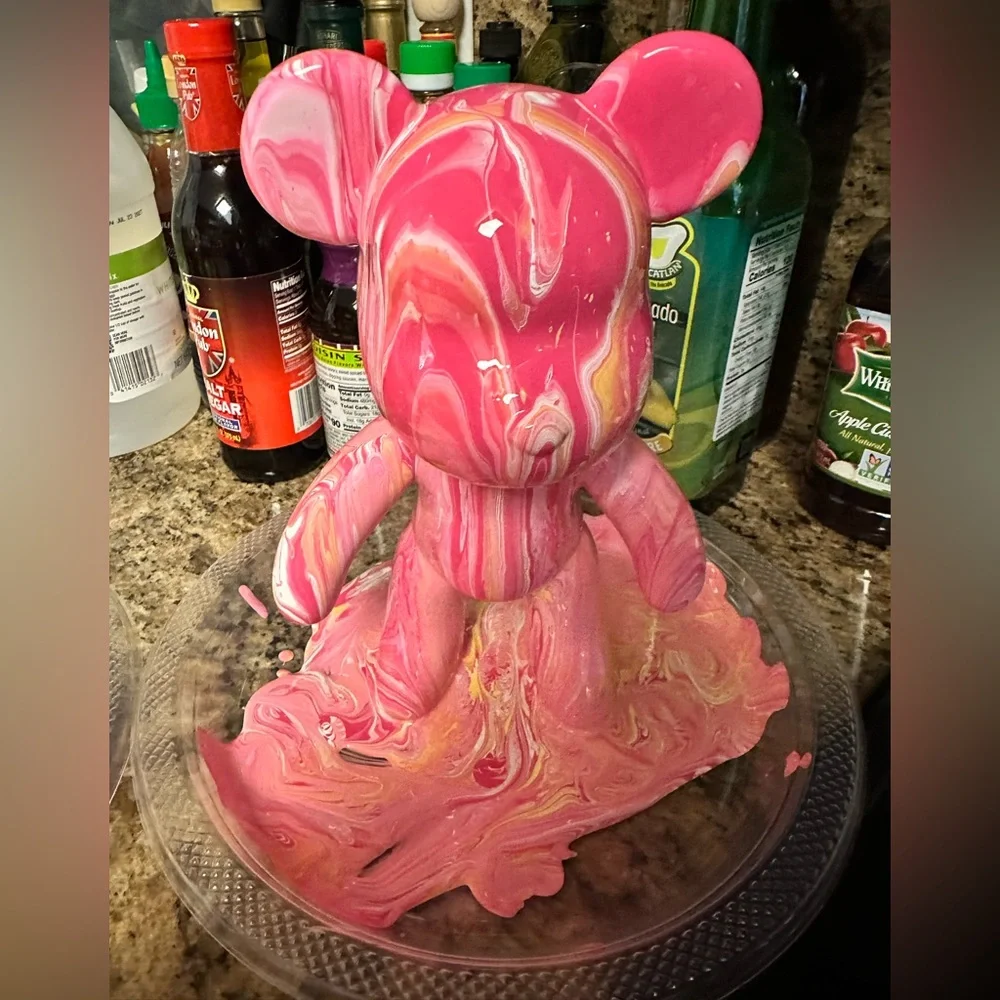 Colorful Bear Art Sculpture. CAN BE CUSTOMIZED